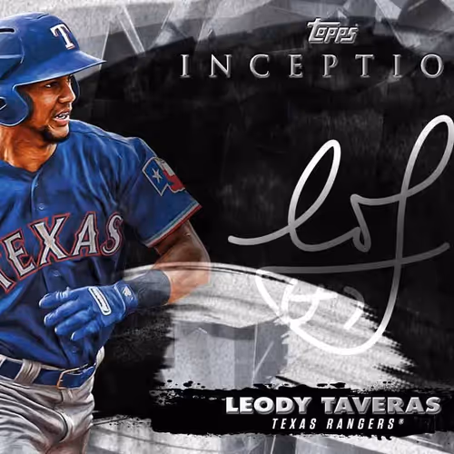 Texas Rangers R Leody Taveras Silver Signings Facs