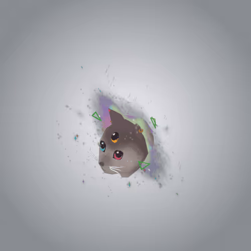 Snapple Element Cloud Cat Head