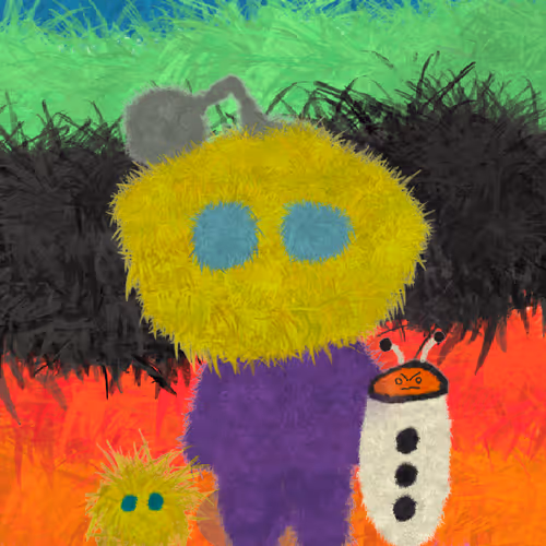 Vivid Whimsy Wisp #18