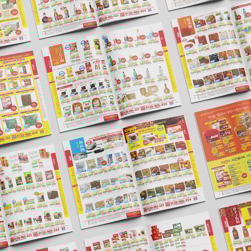 Korean Tokushi, Korean Food Catalog Design Vol.7 For Japan Market – Sep. 2015