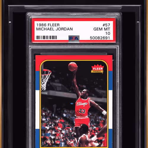1986 Fleer Michael Jordan (The Genesis) - Bronze Frax  73/2999