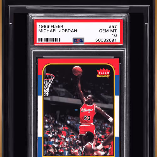 1986 Fleer Michael Jordan (The Genesis) - Bronze Frax  2246/2999