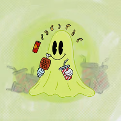 YELLOW GHOST FREN #414