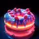 Donut Cyber Red Berry