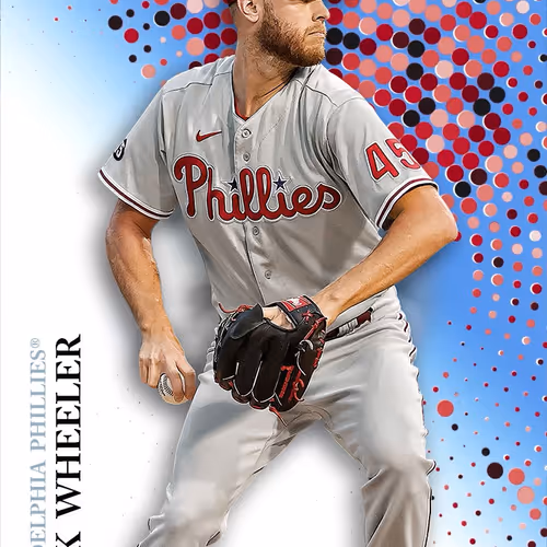 Philadelphia Phillies R Zack Wheeler Base Blue 124