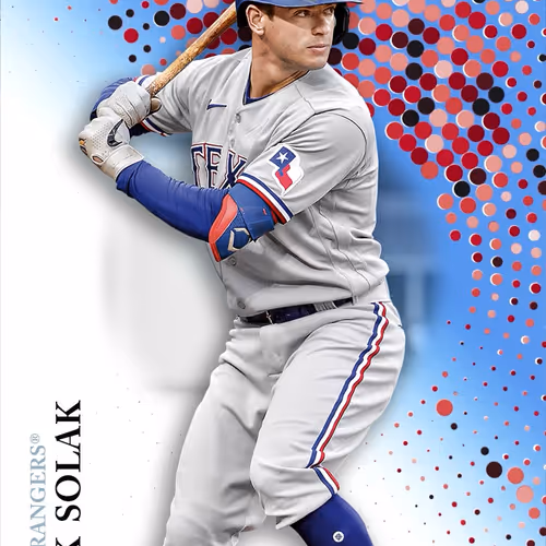 Texas Rangers R Nick Solak Base Blue 1088 Common