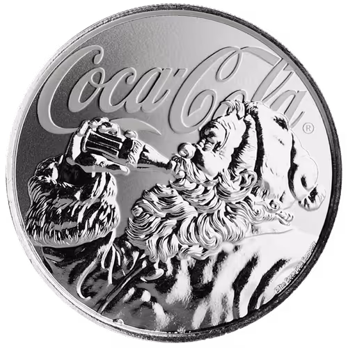 Coca Cola and Santa Claus Coin