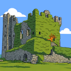 Pablo OTR - Ireland / Cahersiveen / Ballycarbery Castle Ruins