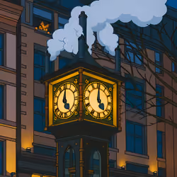 Pablo OTR - Canada / Vancouver / Gastown Steam Clock