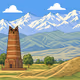 Pablo OTR - Kyrgyzstan / Tokmok / Burana Tower
