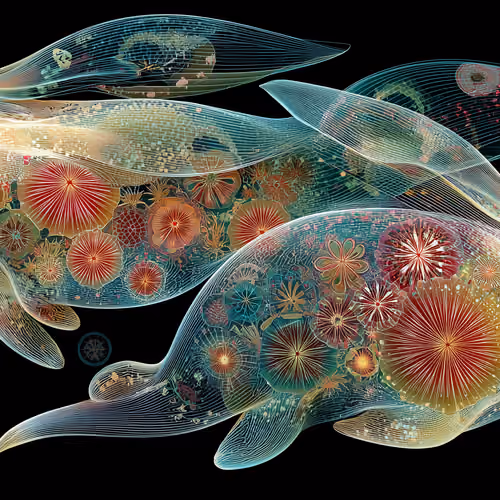 Otherworldy Floating Rabbits  2