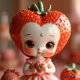 Pastel Strawberry Porcelain Doll#13398