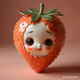 Pastel Strawberry Porcelain Doll#13396