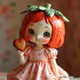 Pastel Strawberry Porcelain Doll#19189