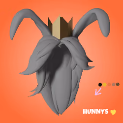 Hunny Crown with Bunny Ears