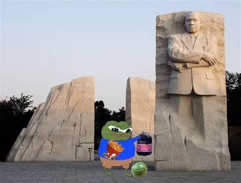 Apu celebrates MLK day with grape drank, watermelon and some kfc