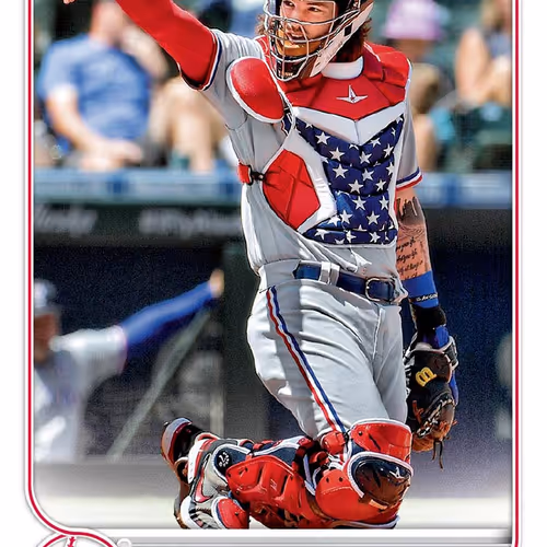 Texas Rangers R Jonah Heim Base White 230 Common 1