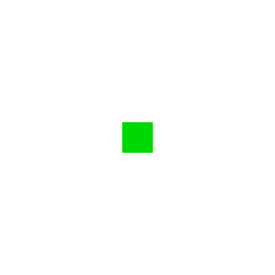 Dots, in colors (green)