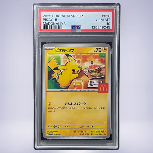 2025 Pokémon ピカチュウ #020 PSA 10