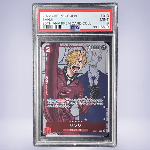 2022 ONE PIECE サンジ #013 PSA 9
