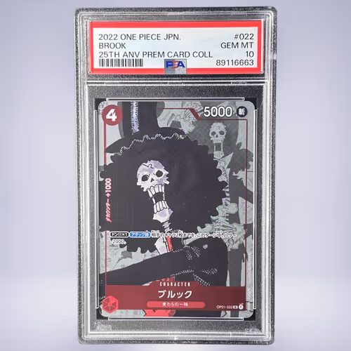 2022 ONE PIECE ブルック #022 PSA 10