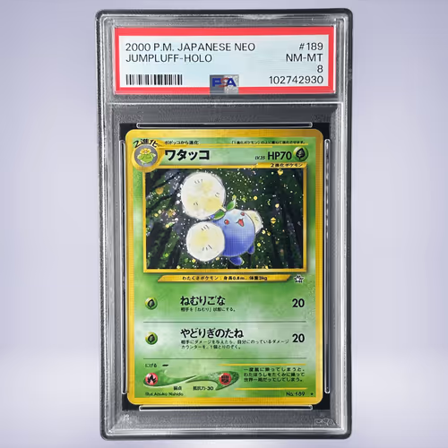 2000 Pokémon ワタッコ #189 PSA 8