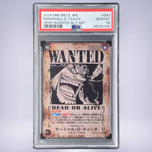 2024 ONE PIECE マーシャル・D・ティーチ #093 PSA 10