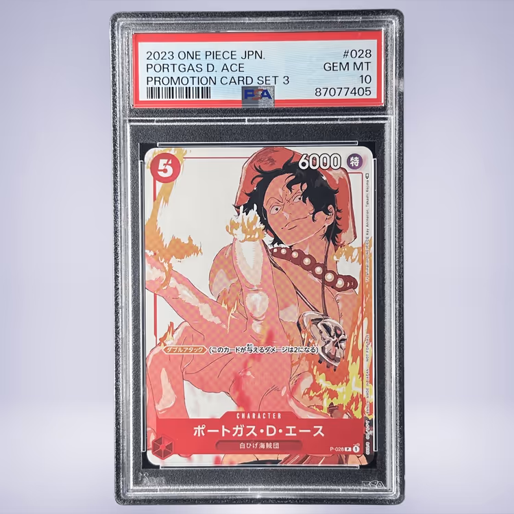 2023 ONE PIECE ポートガス・D・エース #028 PSA 10