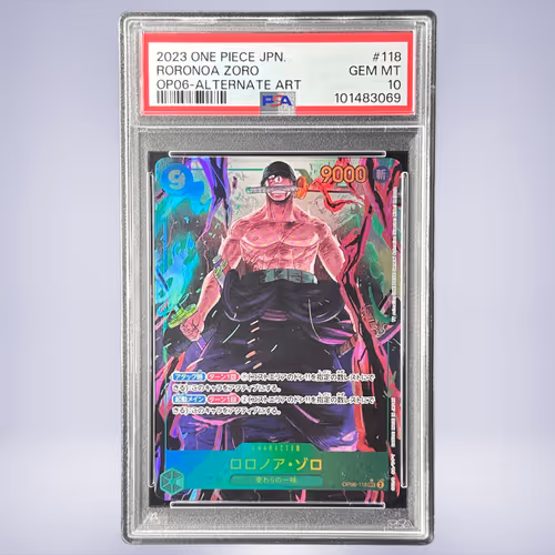 2023 ONE PIECE ロロノア・ゾロ #118 PSA 10