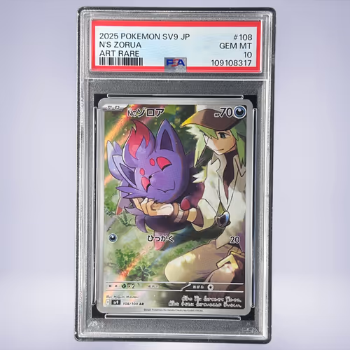 2025 Pokémon Nのゾロア #108 PSA 10
