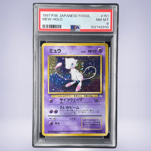 1997 Pokémon ミュウ #151 PSA 8