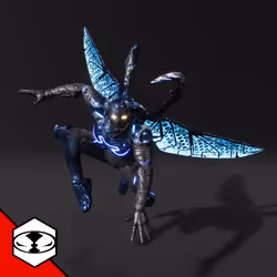 Blue Beetle in Flight #498