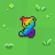 Rainbow Artist Bear
