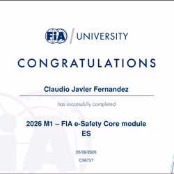 FIA e-Safety Core module ES university e learning