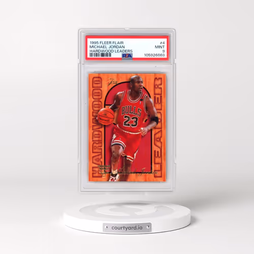 1995 Fleer Flair Hardwood Leaders #4 Michael Jordan (PSA 9 MINT)