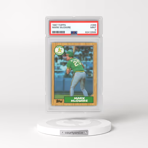 1987 Topps #366 Mark McGwire (PSA 9 MINT)