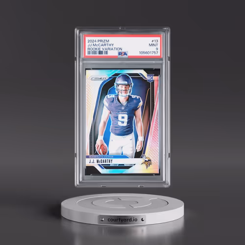 2024 Panini Prizm Rookie Variation #13 JJ McCarthy (PSA 9 MINT)