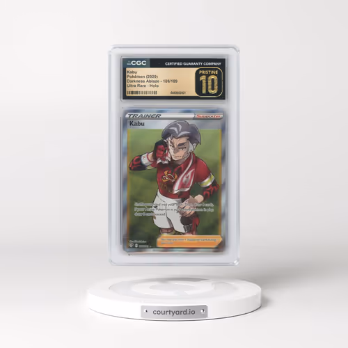 2020 Darkness Ablaze #186/189 Kabu - Ultra Rare Holo (CGC 10 PRISTINE)