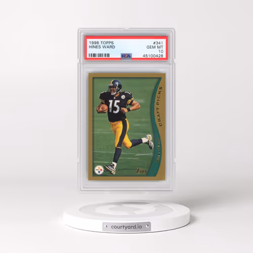 1998 Topps #341 Hines Ward (PSA 10 GEM MINT)