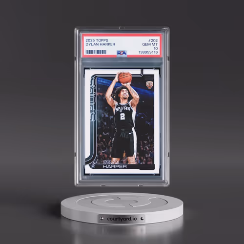2025 Topps #202 Dylan Harper (PSA 10 GEM MINT)