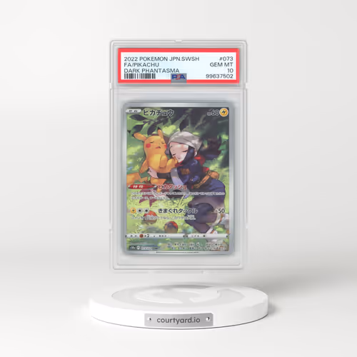 2022 Pokémon Sword & Shield Dark Phantasma #073 Pikachu - Full Art (PSA 10 GEM MINT)