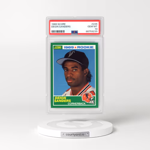 1989 Score #246 Deion Sanders (PSA 10 GEM MINT)