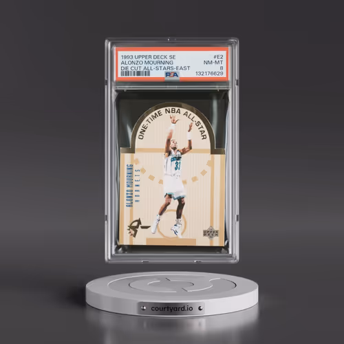 1993 Upper Deck Se Die Cut All-Stars #E2 Alonzo Mourning - East (PSA 8 NM-MT)