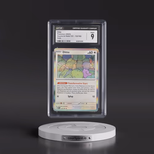 2023 Scarlet & Violet 151 - MEW EN #132/165 Ditto - Holo (CGC 9 MINT)