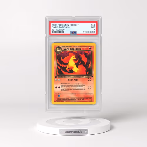 2000 Pokémon Rocket #44 Dark Rapidash - 1st Edition (PSA 7 NM)