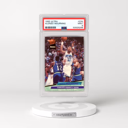 1992 Ultra #234 Alonzo Mourning (PSA 9 MINT)