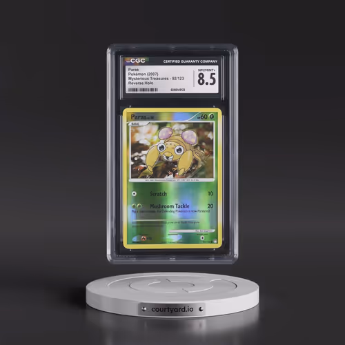 2007 Mysterious Treasures #92/123 Paras - Reverse Holo (CGC 8.5 NM-MT+)