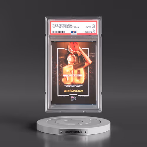 2024 Topps Now #7 Victor Wembanyama (PSA 10 GEM MINT)
