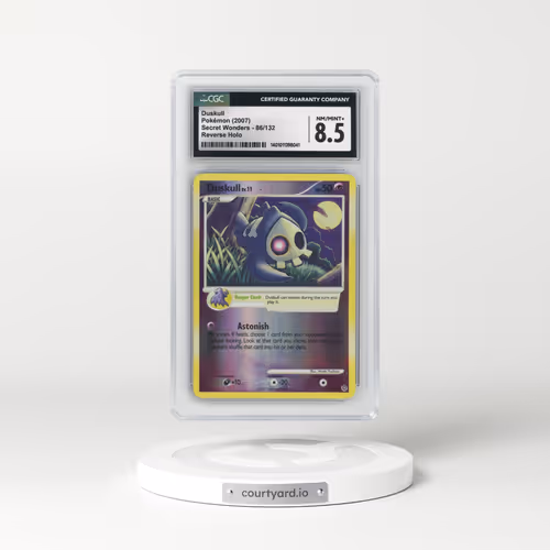 2007 Secret Wonders #86/132 Duskull - Reverse Holo (CGC 8.5 NM-MT+)