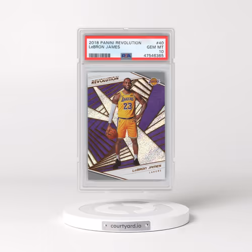 2018 Panini Revolution #40 LeBron James (PSA 10 GEM MINT)